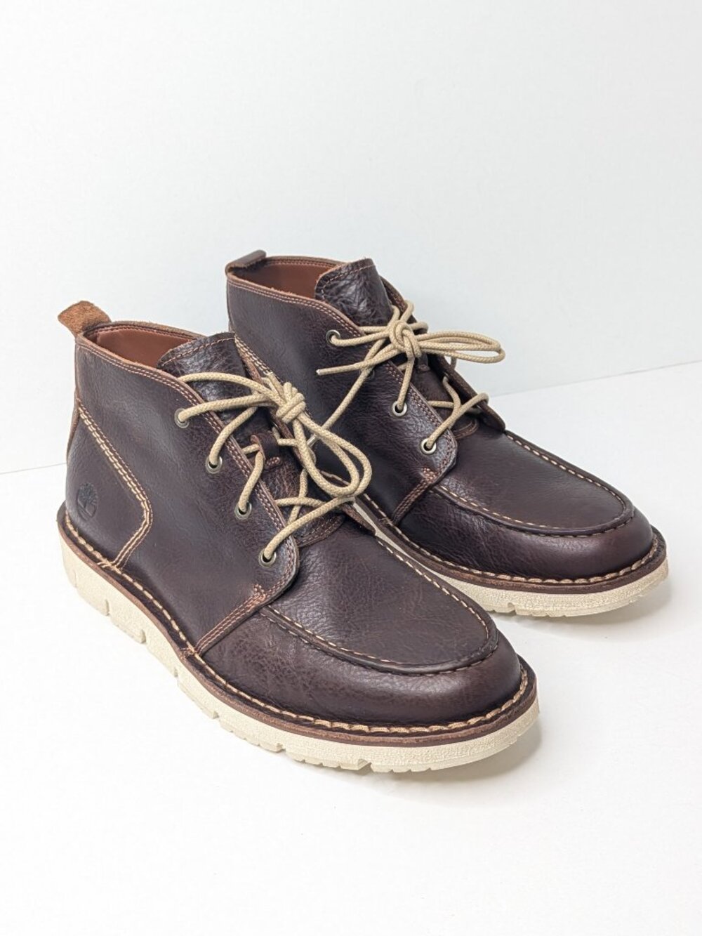 Timberland Westmore Mid Chukka Boots Brown Leather Mens 10.5